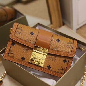 MCM Gretl Visetos Monogram Mini Crossbody Bag